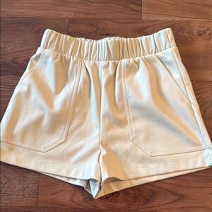 Steve Madden Faux Leather Shorts